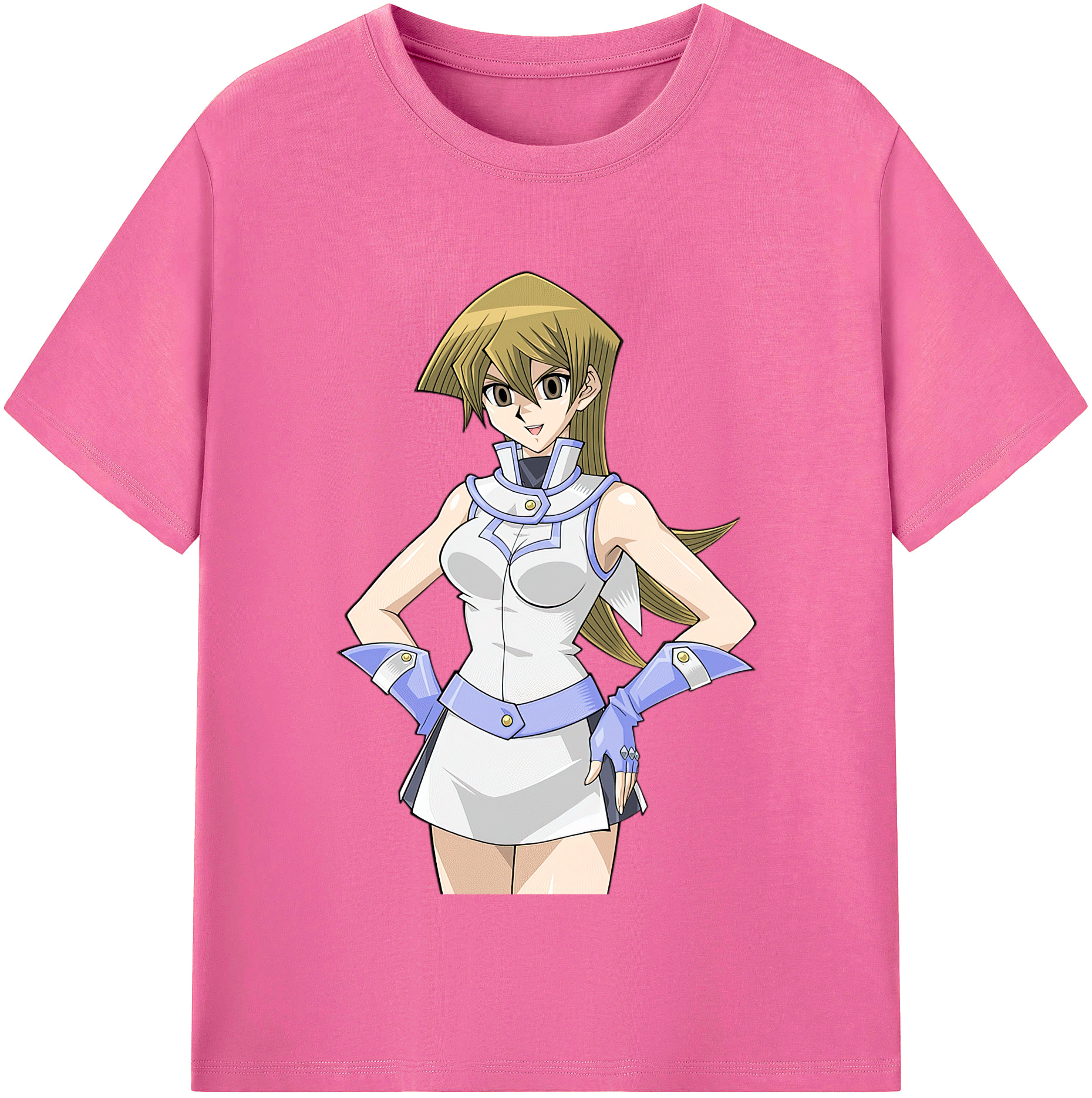 （画像用） 遊☆戯☆王 Yu-Gi-Oh! レディースカジュアルプリントTシャツ（綿100％）